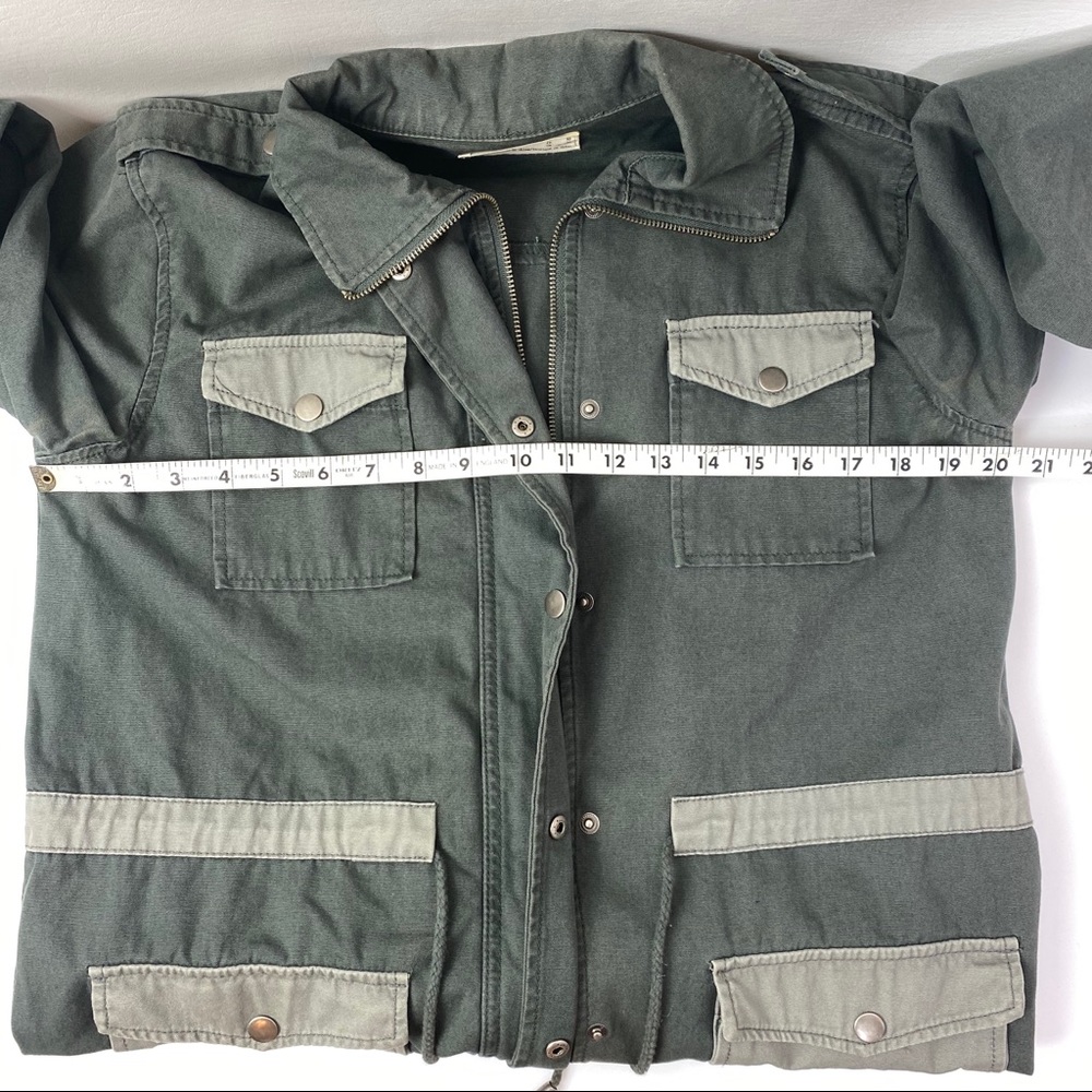 Life In Progress Green Utility Jacket - Picture 4 of 8